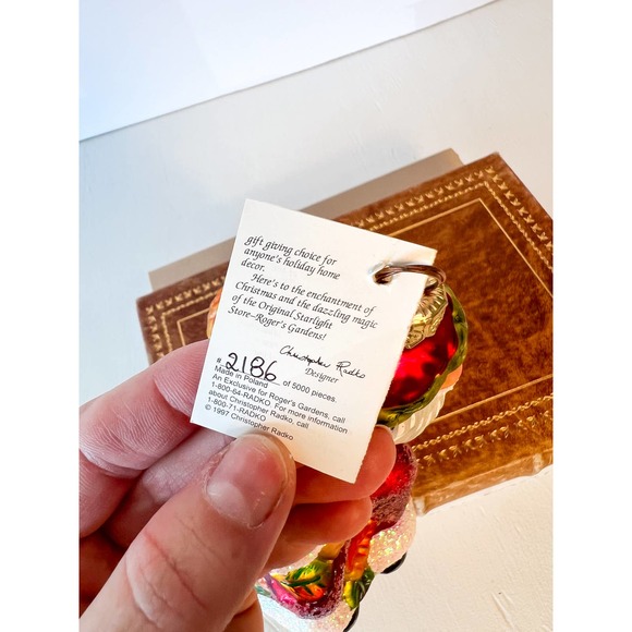 Christopher Radko "Santa in Autumn" 1997 Ltd. Edition Ornament - Picture 4 of 6